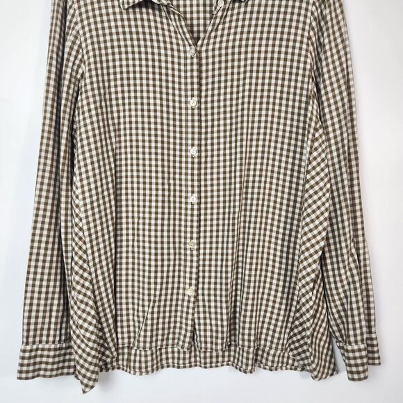J Jill Shirt Womens Sz S Cottagecore Boho Peasant Western Cowgirl Layering Piece - Picture 4 of 10